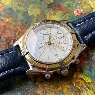 Breitling Chronomat Ref.  D13047 Two - Tone Watch 100 18kt Gold Bezel