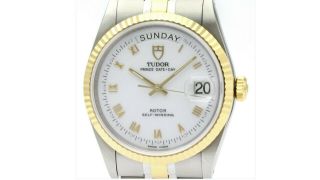 Tudor Oyster Prince Date/day Auto Ss/gold 36mm Mens Watch (76213 - 0014)