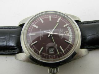 Vintage 70 ' s Tudor Rolex Oyster Prince Date - Day Steel Automatic Men Watch 3