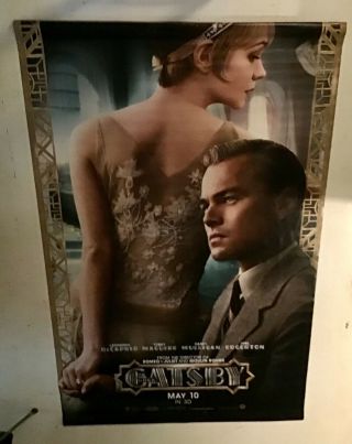 Giant Size Leonardo Dicaprio Movie Banner The Great Gatsby