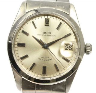 Tudor Prince Oyster Date 7996 Cal.  2484 Silver Dial Automatic Men 