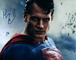 Henry Cavill Autographed 8x10 Picture Signed Photo And