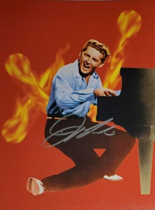 Jerry Lee Lewis Hand Signed 8x10 Photo W/holo