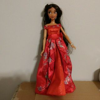 Disney Princess Singing Elena Of Avalor Doll In Red Dress Articulated " My Time "