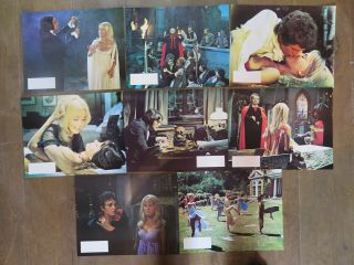 Lust For A Vampire British Film Lobby Card Set X 8 Hammer Horror 1971