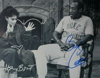 Bill Cosby & Lisa Bonet 2x Hand Signed 8x10 Photo W/ Holo Cosby Show