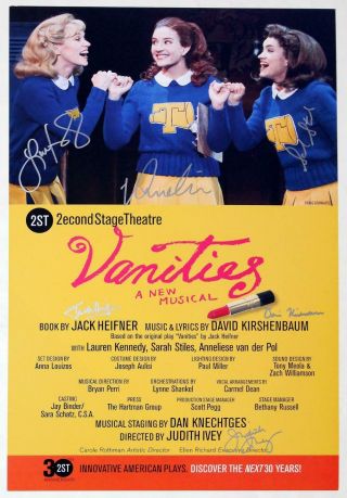 Vanities Musical Off - Broadway Cast Sarah Stiles,  Signed Poster