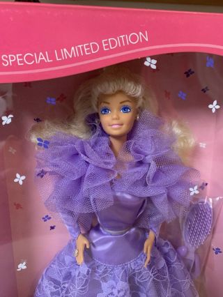 1987 Sears Special Edition Lilac & Lovely - Barbie Nrfb Near,  Clear Cello