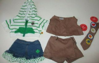 Build A Bear Clothes Girl Scout Junior & Brownie Outfits