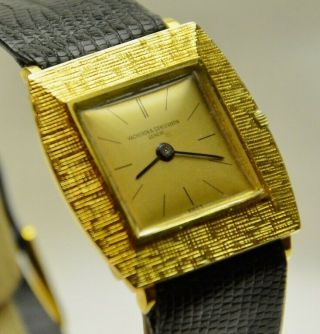 Scarce Vintage 18k Gold Vacheron Constantin Ultra Thin Dress Watch Cal.  1003