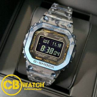 G - Shock Limited Edition Titanium Blue Camo Bluetooth Watch Gshock Gmw - B5000tcf - 2