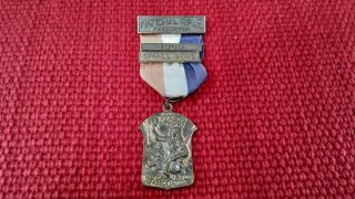 1969 National Rifle Ass.  Nra Small Bore Shooting Antique Bronze Award Medal