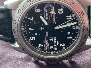 FORTIS COSMINAUT CHRONOGRAPH 39mm,  AUTO MOVEMENT,  NEVER WORN OUTSIDE ALL ORIG. 3