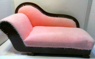 Show Stoppers Victorian Style Heirloom Fainting Couch Chaise Lounge For 18 " Doll