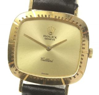 Rolex Cellini 18k Yellow Gold Cal.  1600 Hand Winding Ladies Watch_552966