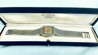 Vtg Estate 14k Solid Gold & Diamonds Longines Ladies Wristwatch 52.  1gr W Box
