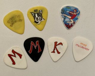 Set Of 7 Mike Mccready Guitar Picks Pearl Jam