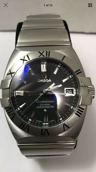 Omega Constellation Mens 42mm (includes Crown) Co - Axial 123.  10.  35.  20.  01.  001