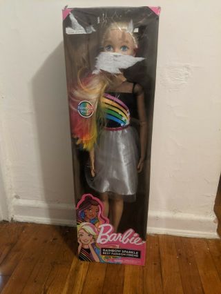 Barbie 28” Rainbow Sparkle Best Fashion Friend Doll Blonde Hair Kids Girl Toys 3