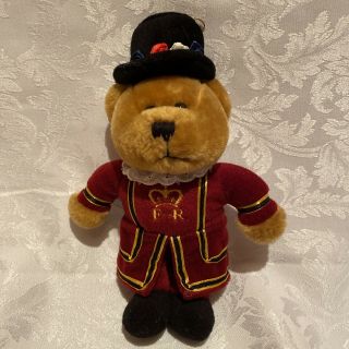 Knightsbridge Beefeater Teddy Bear 9” Plush London Royal Guard Ornament