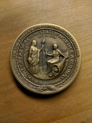 American Revolution Bicentennial Medal,  North Carolina (1976,  Bronze)