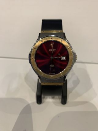 Hublot Mdm Ref 1521.  2 Gold & Steel Wristwatch