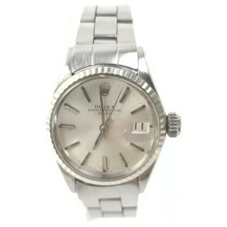 Rolex Watch 6517 Oyster Perpetual Date 18k Bezel 1901454