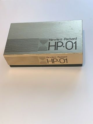 1976 Hewlett - Packard HP - 01 LED Calculator Digital Watch w/Box & Papers 2