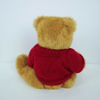 Harrods Knightsbridge UK Teddy Bear Plush UK Flag Sweater Red Union Jack 11 