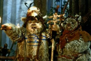 Mike Edmonds Signed Autograph Star Wars In Person 8x12 With Logray