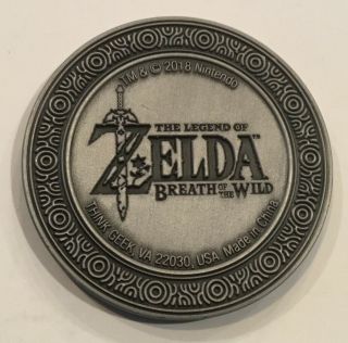 Nintendo The Legend Of Zelda The Breath Of The Wild Token Coin Medal