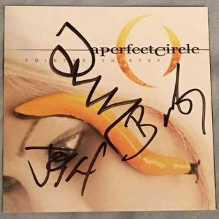 A Perfect Circle Signed 13th Step Autograph Cd James Iha Josh Freese
