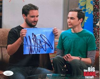 Wil Wheaton Signed Autograph The Big Bang Theory 8x10 With Coa/jsa
