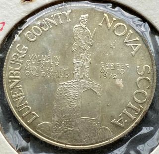 1979 Chester Nova Scotia $1 Trade Dollar - Lunenburg County