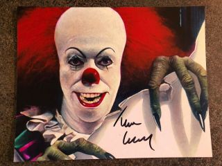 Tim Curry Signed 8 X 10 It Autographed Photo
