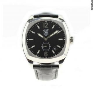 Tag Heuer Monza Wr2110 Men’s Automatic Black Leather Watch