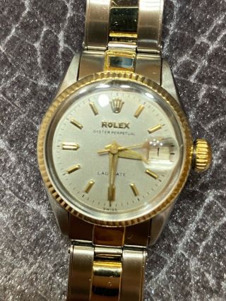 Rolex Lady’s Oyster Perpetual Two Tone 14k Gold & 904l Steel (oystersteel)
