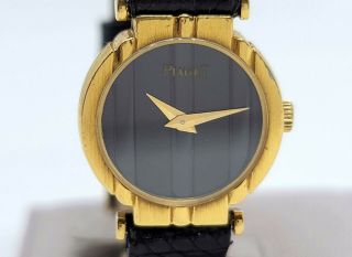 Vintage Piaget Polo - 8243 - 18K Yellow Gold Women ' s Watch 6