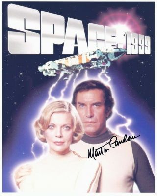 Martin Landau Signed Space 1999 Color 8x10 W/ Fantastic Tv Sci - Fi Miniposter