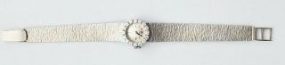 Lady Rolex 18K Solid White Gold Diamond Bezel Wrist Watch Runs 28gm 15 - 2 4