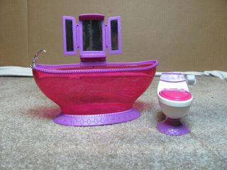 Mattel T7537 Barbie Bathtub & Toilet 2010