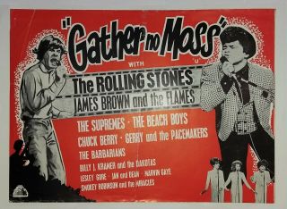 Gather No Moss Aka The T.  A.  M.  I.  Show [1964] Press Grand National Rolling Stones
