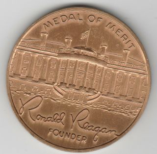 Republican Presidential Task Force Medal Of Merit Ronald Reagan Founder