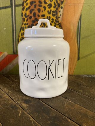 2016 Magenta Rae Dunn Cookies Canister Farmhouse Ll Early Dimples Htf Kitchen De