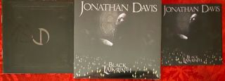 Jonathan Davis Korn Black Labyrinth W/autographed Cd Booklet & Sticker