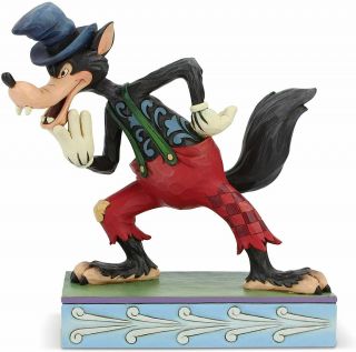 Enesco Disney Traditions By Jim Shore Three Little Pigs The Big Bad Wolf.