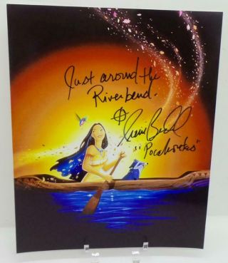 Autographed 8x10 Glossy Picture Irene Bedard Pocahontas Just Around The River