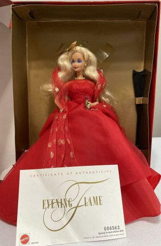 Barbie 1991 Evening Flame Blonde Doll Has Been Out Of Box.  01864 No Items Missin