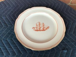 Spode Trade Winds Red Grand Turk Dinner Plate 10.  25” 18 Available