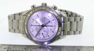 Omega Speedmaster SS high fashion automatic chronograph men ' s watch w/ date 3